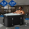 129-Gallon Portable Foldable Outdoor Ice Bath for Muscle Recovery